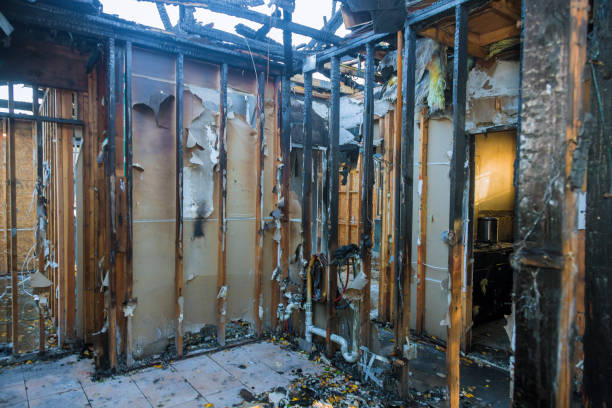 Professional Emergency Fire Cleanup technician working in Pasadena, CA